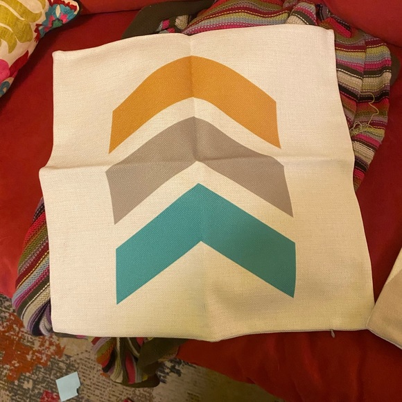 Brand New, Set of 4 pillow covers. 17” x 17” - Picture 3 of 4